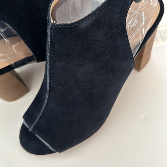 NWT Heeled Peep-Toe Booties for Women color indigo size 8 - Picture 4 of 5